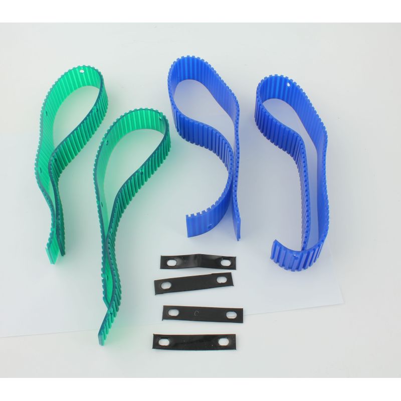 LAMELLES SUCEUR (JEU DE 4) AVEC ANGLES POUR AUTOLAVEUSE CLEANFIX RA400 RA410 (400050)