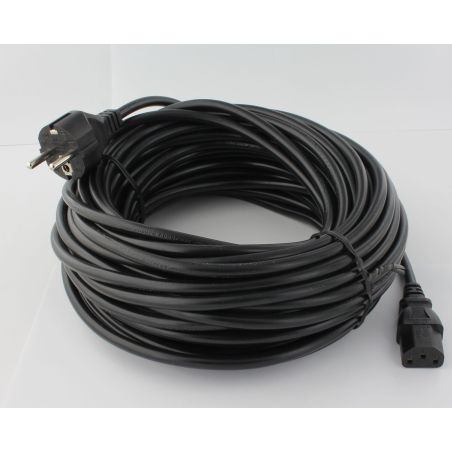 CABLE 20M NOIR (3 BROCHES)