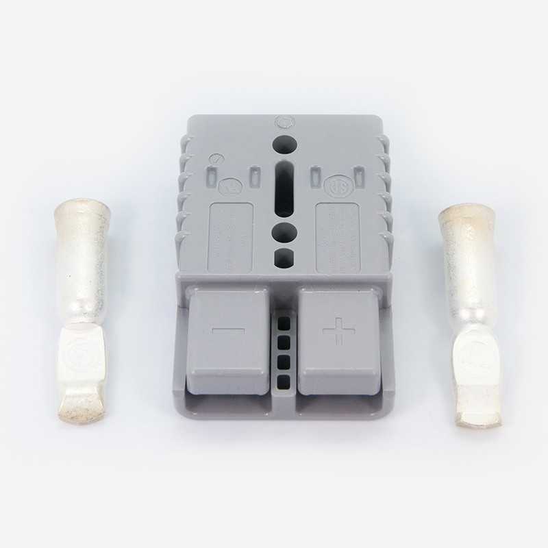 FICHE DE CHARGE DE BATTERIE GRISE 175 AMPERES POUR AUTOLAVEUSE