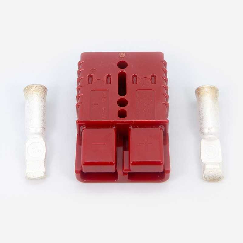 FICHE DE CHARGE DE BATTERIE ROUGE 175A POUR AUTOLAVEUSE