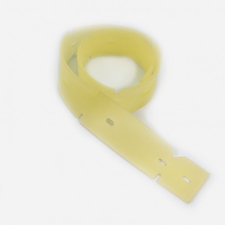 LAMELLE SUCEUR AVANT (TETE DE BROSSE EN 430MM) POUR AUTOLAVEUSE HAKO  Dimensions: LG  780MM X  Larg  45MM X  EP  4MM