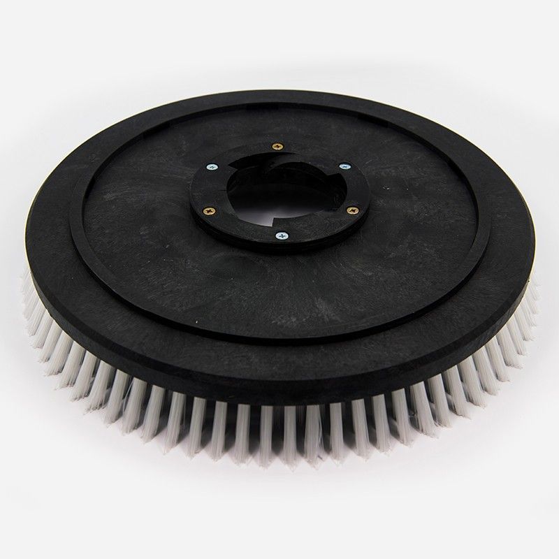 BROSSE BLANCHE PPL070 DIAM 355MM POUR AUTOLAVEUSE KARCHER BD TRIKE BIKE