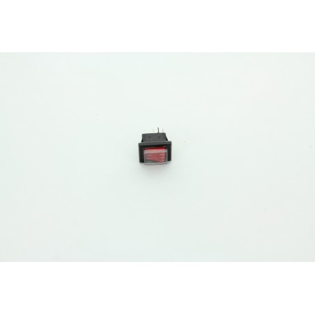 INTERRUPTEUR A BASCULE ROUGE LUMINEUX 240 VOLTS PROTEGE POUR AUTOLAVEUSE ICA