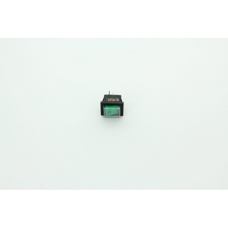 INTERRUPTEUR A BASCULE VERT LUMINEUX 240 VOLTS PROTEGE POUR AUTOLAVEUSE ICA