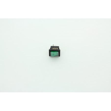 INTERRUPTEUR A BASCULE VERT LUMINEUX 240 VOLTS PROTEGE POUR AUTOLAVEUSE ICA